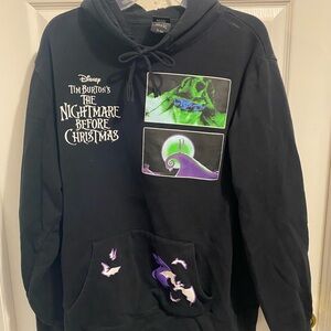 Disney Black and Purple Hoodie- The Nightmare Before Christmas